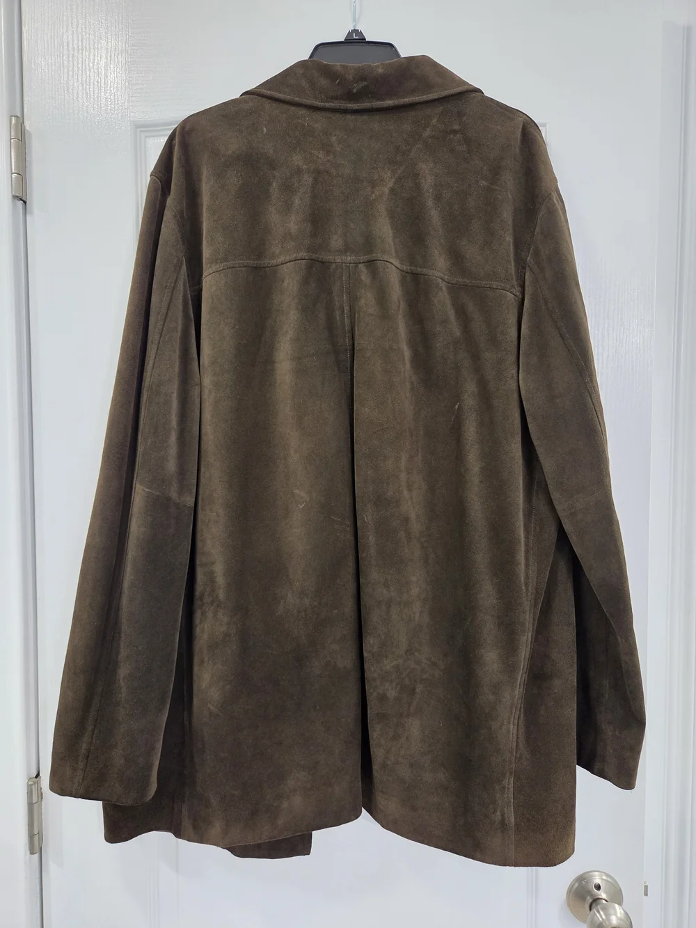 Banana Republic Men's Brown Suede Coat